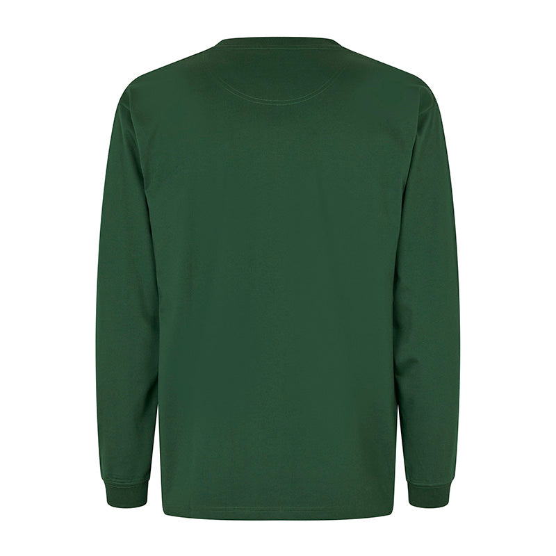 Langærmet t-shirt, Flaskegrøn