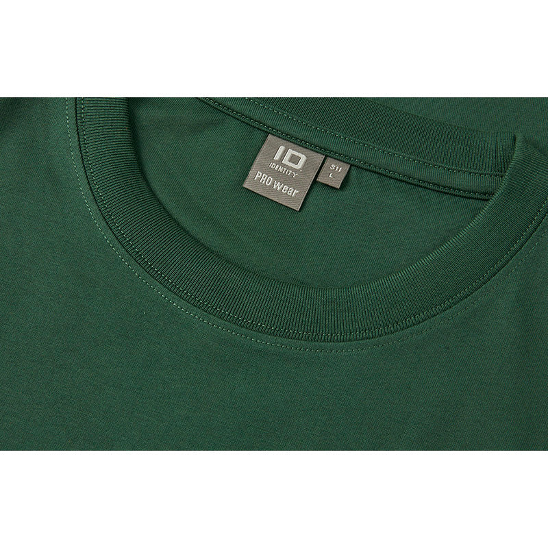 Langærmet t-shirt, Flaskegrøn