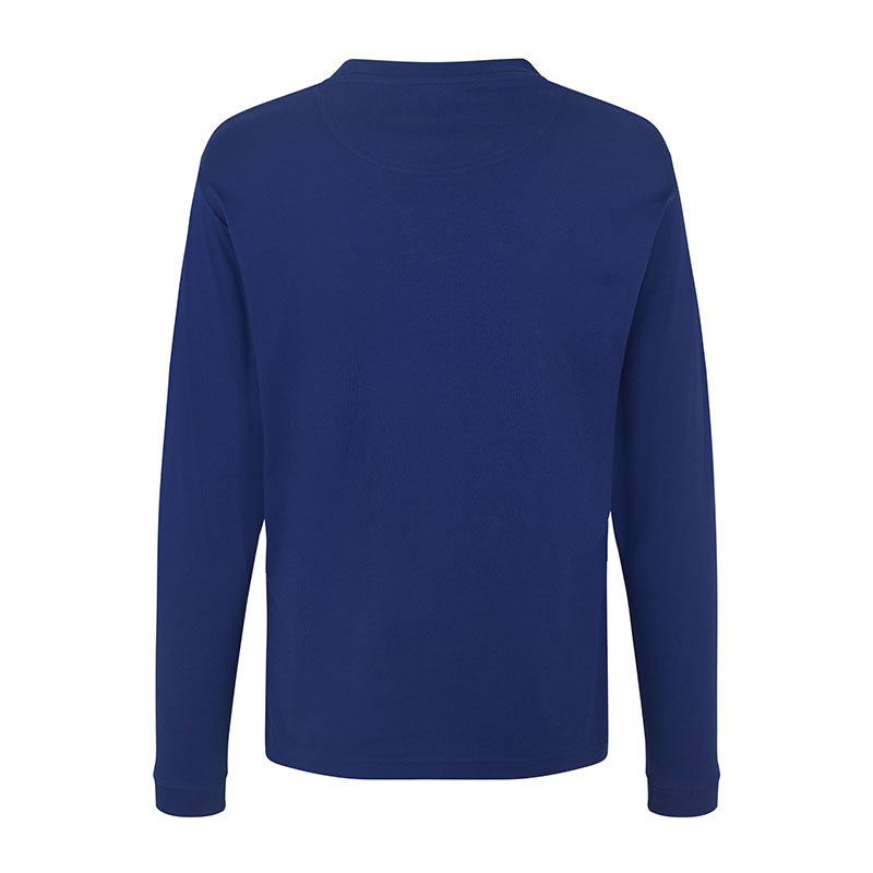 Langærmet t-shirt, Kongeblå