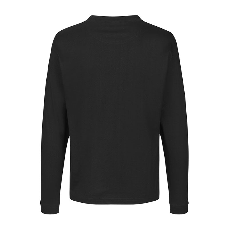 Langærmet t-shirt, Sort