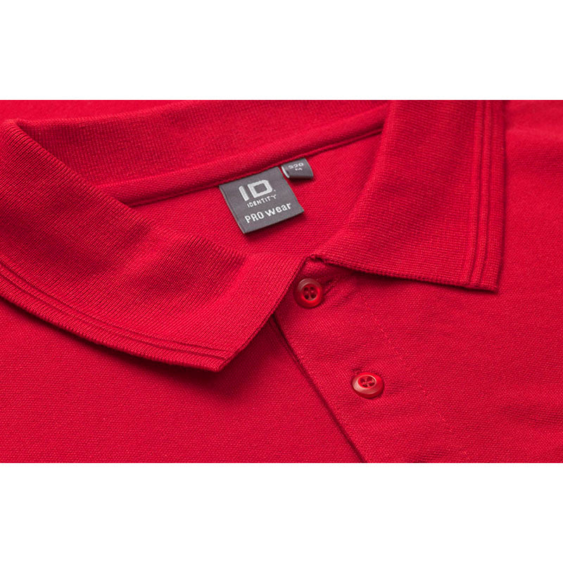 Poloshirt med lomme, Grå