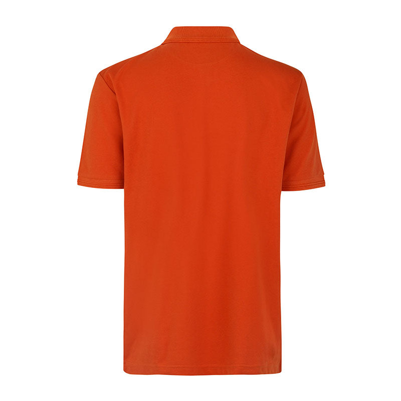Poloshirt med lomme, Orange