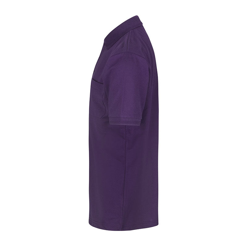 Poloshirt med lomme, Lilla