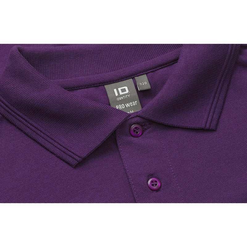 Poloshirt med lomme, Lilla