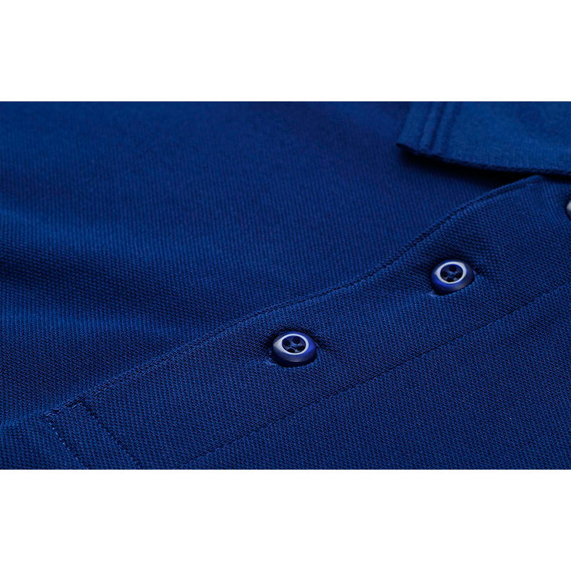 Poloshirt uden lomme, Kongeblå