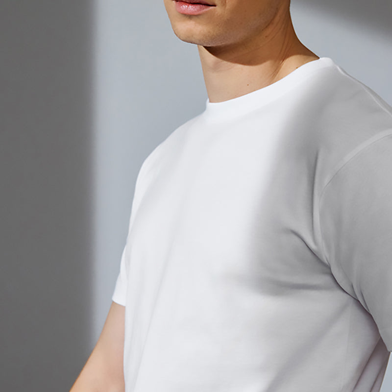T-TIME® T-shirt Herre, Hvid