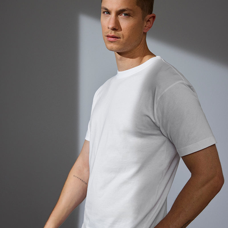 T-TIME® T-shirt Herre, Hvid