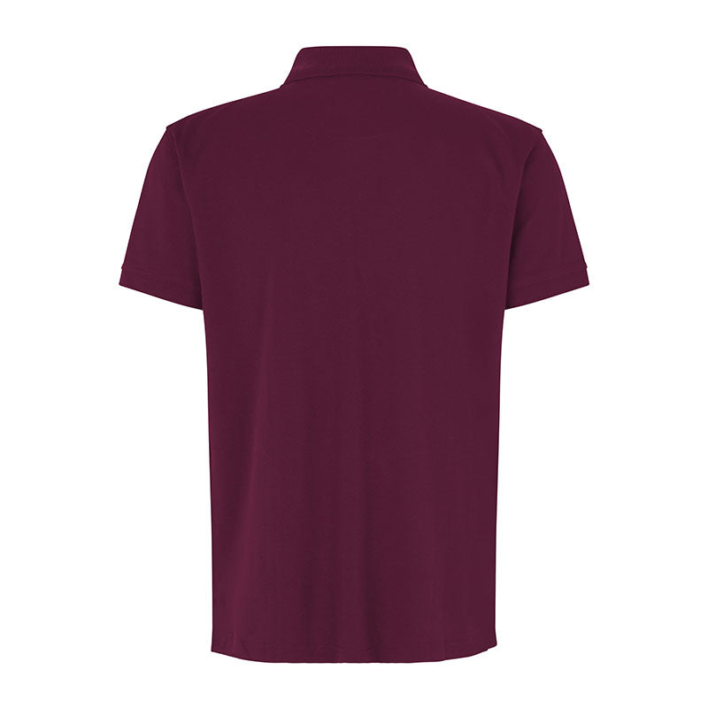 Poloshirt Stretch Herre, Bordeaux