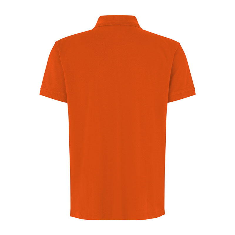 Poloshirt Stretch Herre, Orange