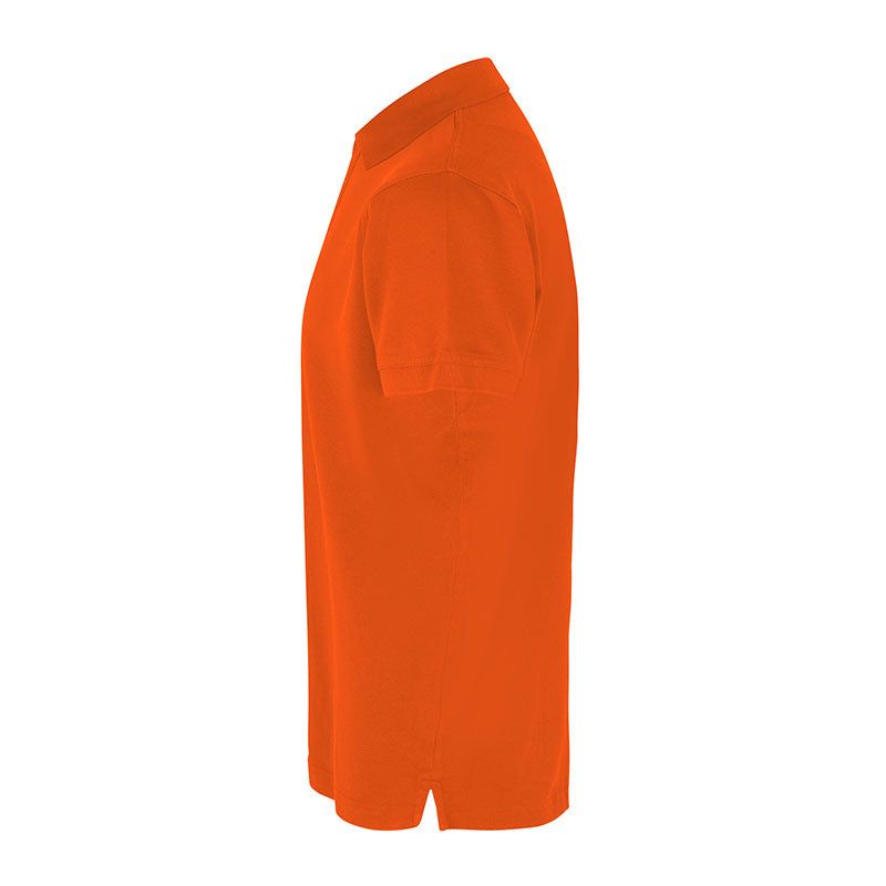 Poloshirt Stretch Herre, Orange