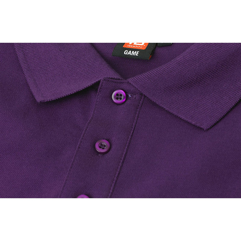 Poloshirt Stretch Herre, Lilla