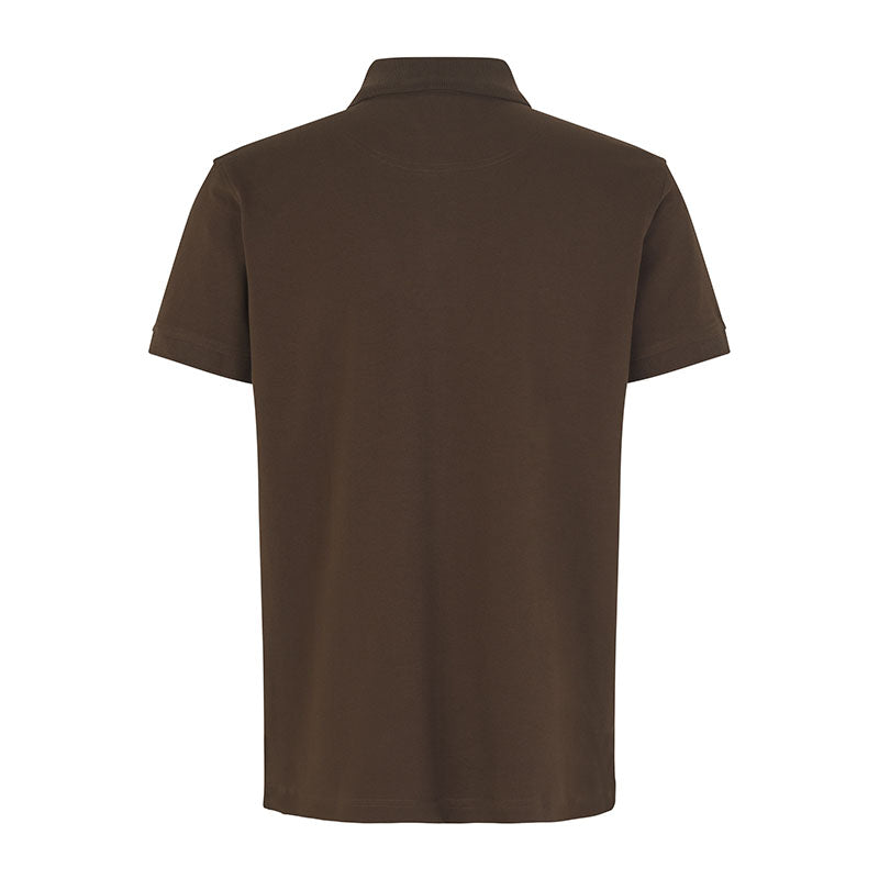 Poloshirt Stretch Herre, Mocca