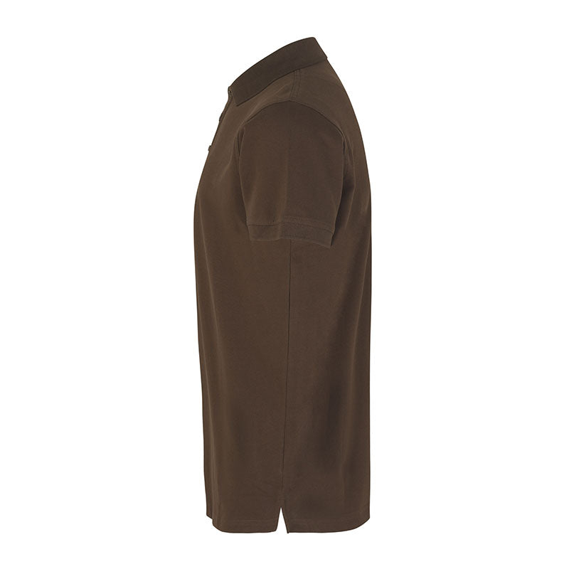Poloshirt Stretch Herre, Mocca