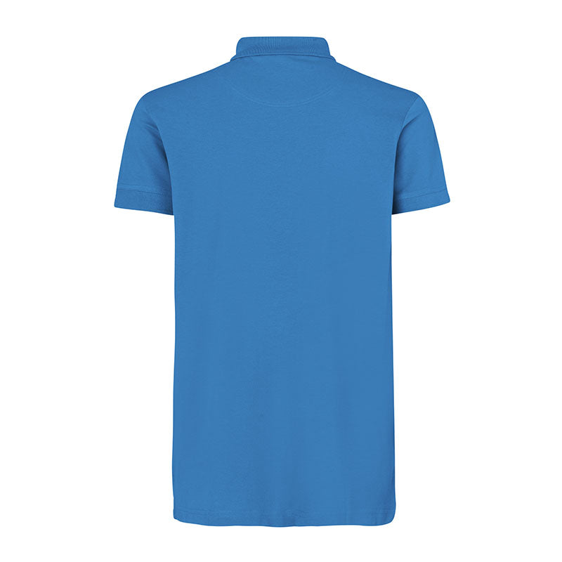 Poloshirt Stretch Herre, Turkis