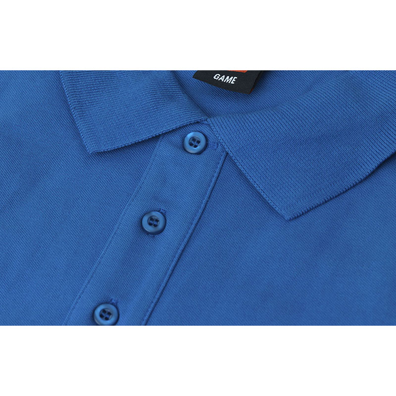 Poloshirt Stretch Herre, Blå