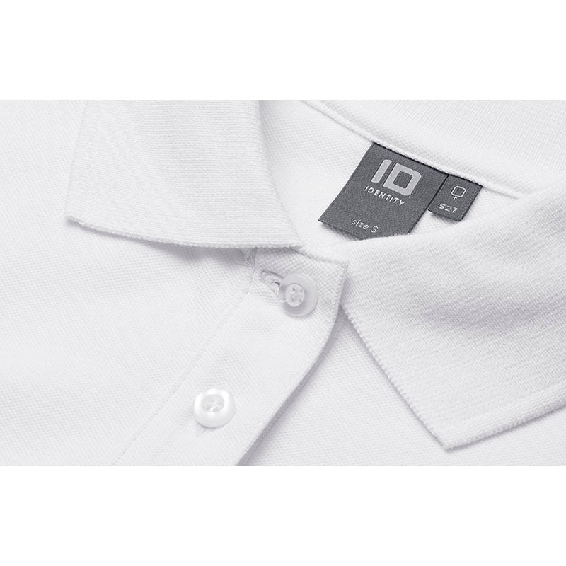 Poloshirt Stretch Dame, Hvid