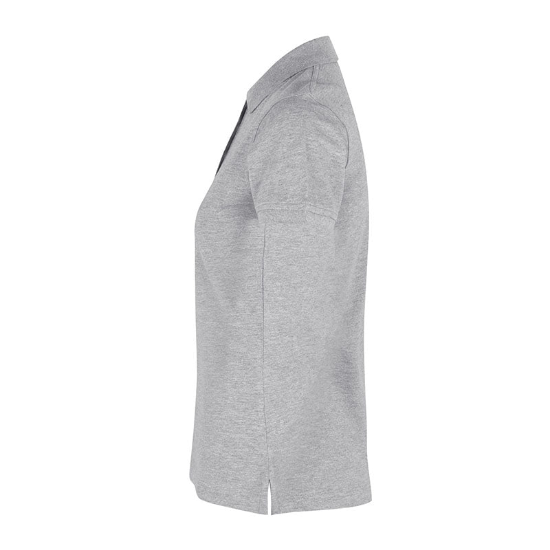 Poloshirt Stretch Dame, Grå