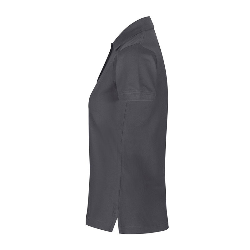 Poloshirt Stretch Dame, Koksgrå