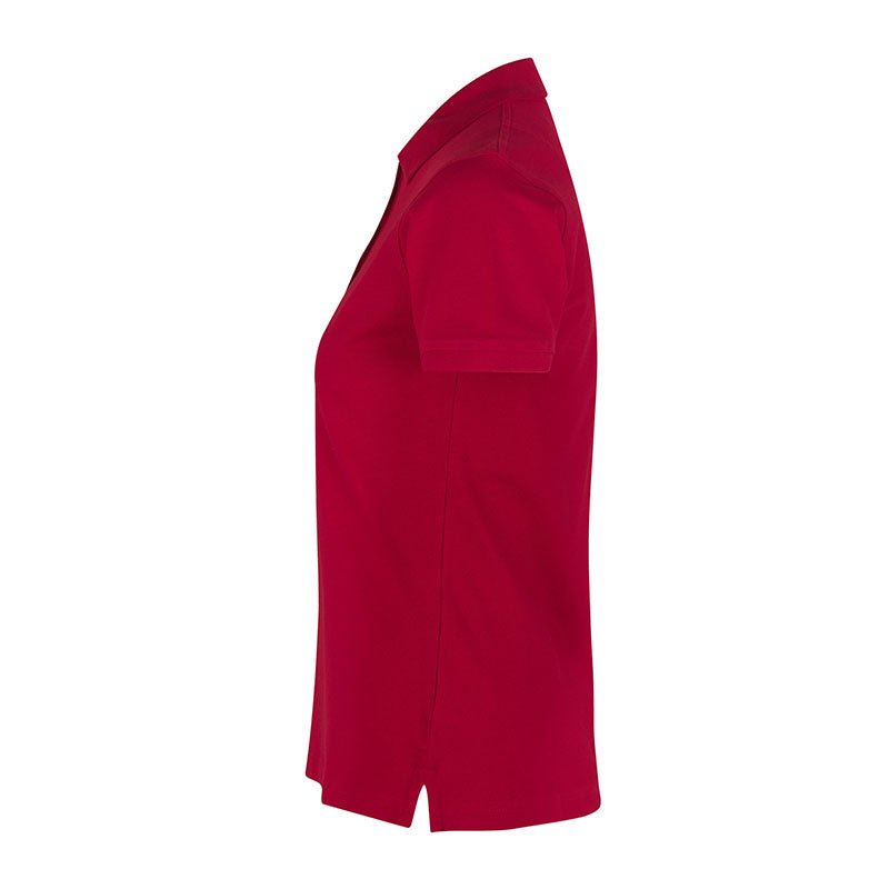 Poloshirt Stretch Dame, Rød