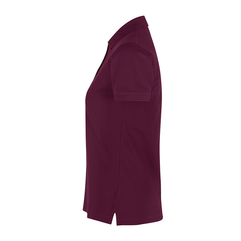 Poloshirt Stretch Dame, Bordeaux