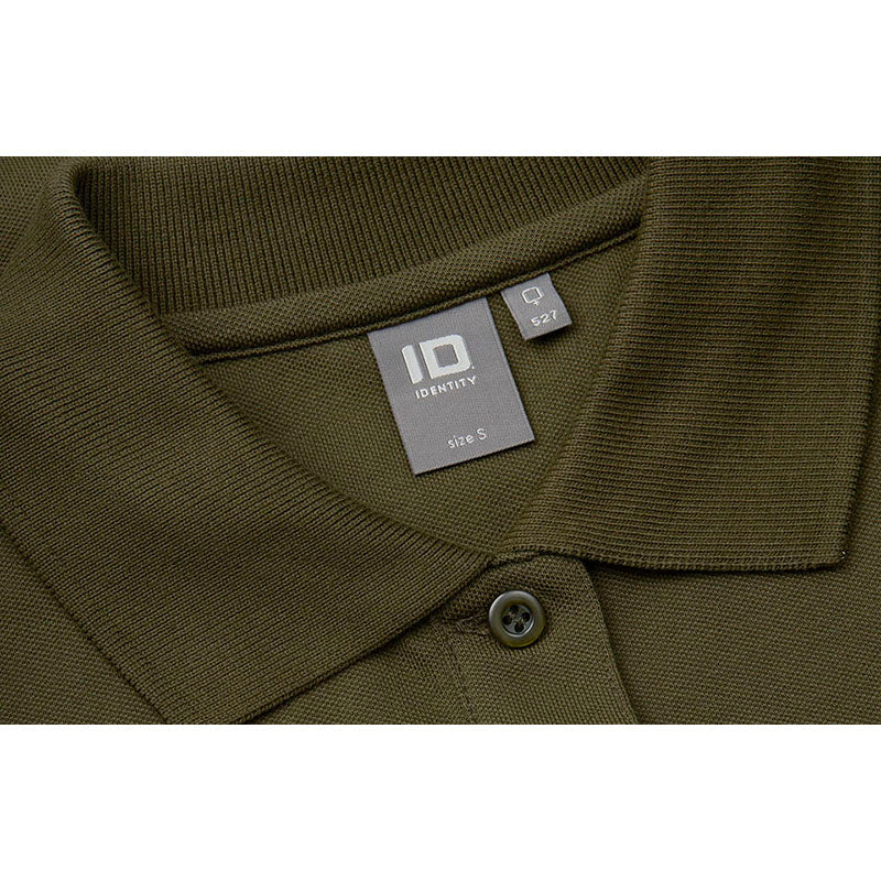 Poloshirt Stretch Dame, Olivengrøn