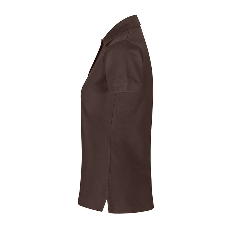 Poloshirt Stretch Dame, Mocca