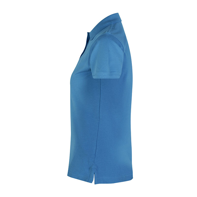 Poloshirt Stretch Dame, Turkis