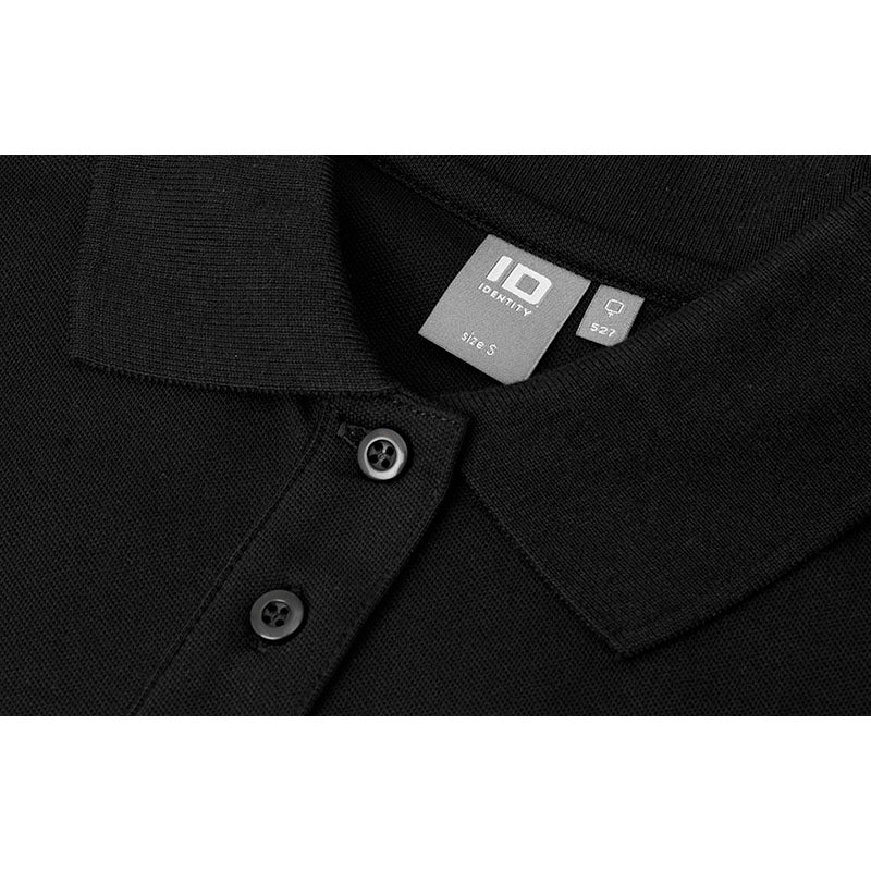 Poloshirt Stretch Dame, Sort