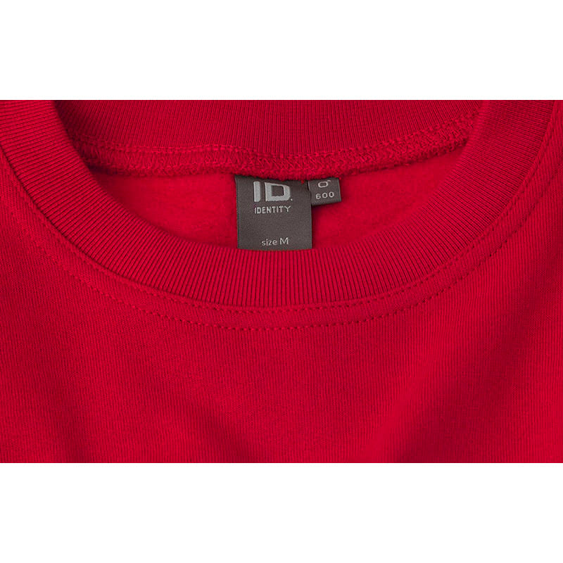 Klassisk Sweatshirt Herre, Rød