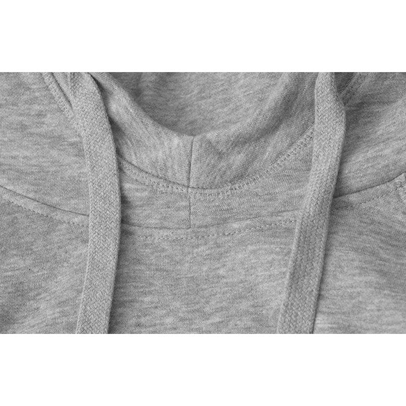 Core Hoodie Dame, Gråmeleret