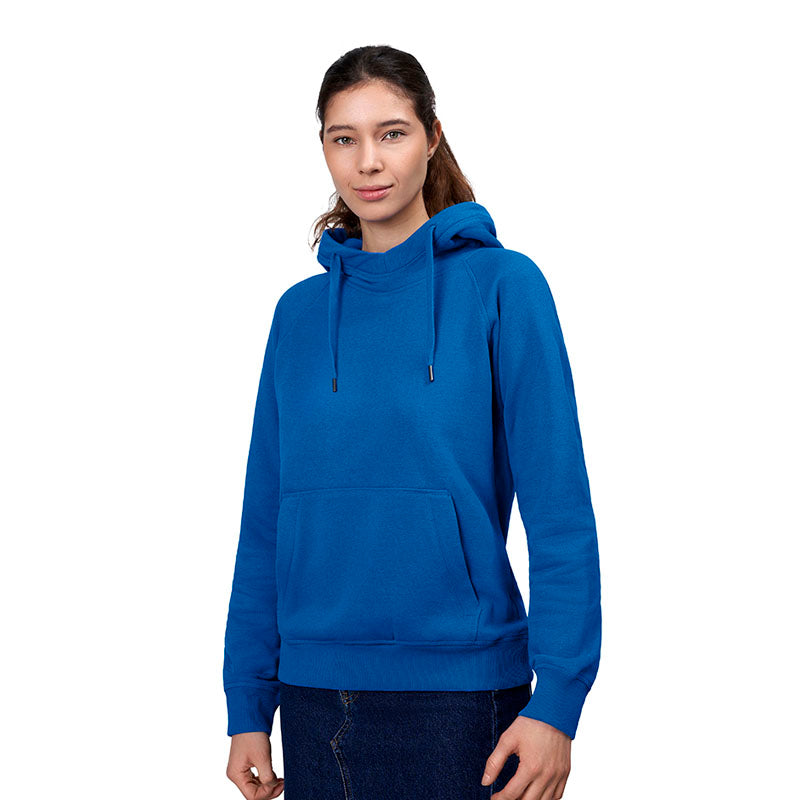 Core Hoodie Dame, Blå