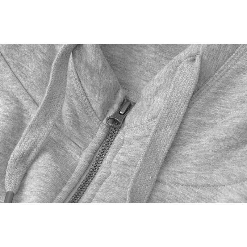 Core Hoodie Herre, Gråmeleret