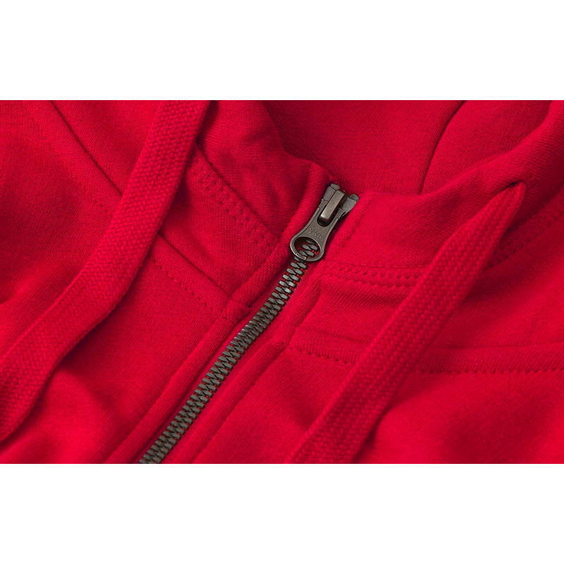 Core Hoodie Herre, Rød