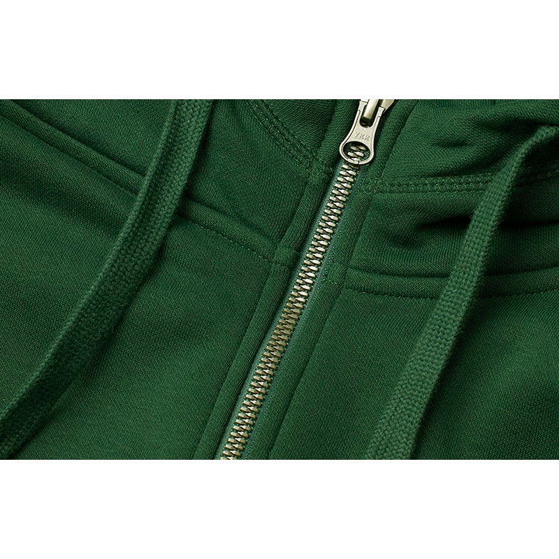 Core Hoodie Herre, Flaskegrøn