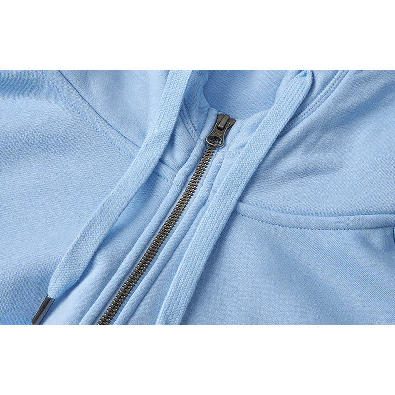 Core Hoodie Herre, Lyseblå
