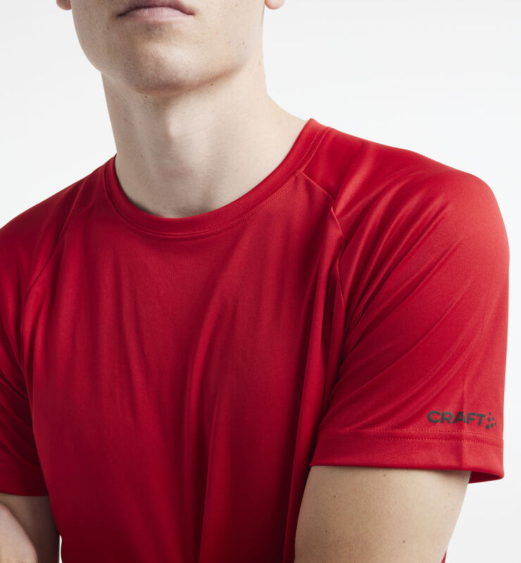 Core Unify Training Tee Herre, Rød