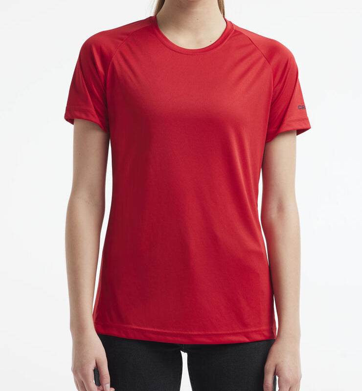 Core Unify Training Tee Dame, Rød