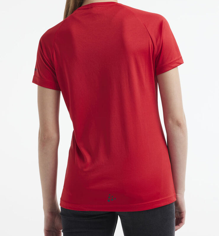 Core Unify Training Tee Dame, Rød