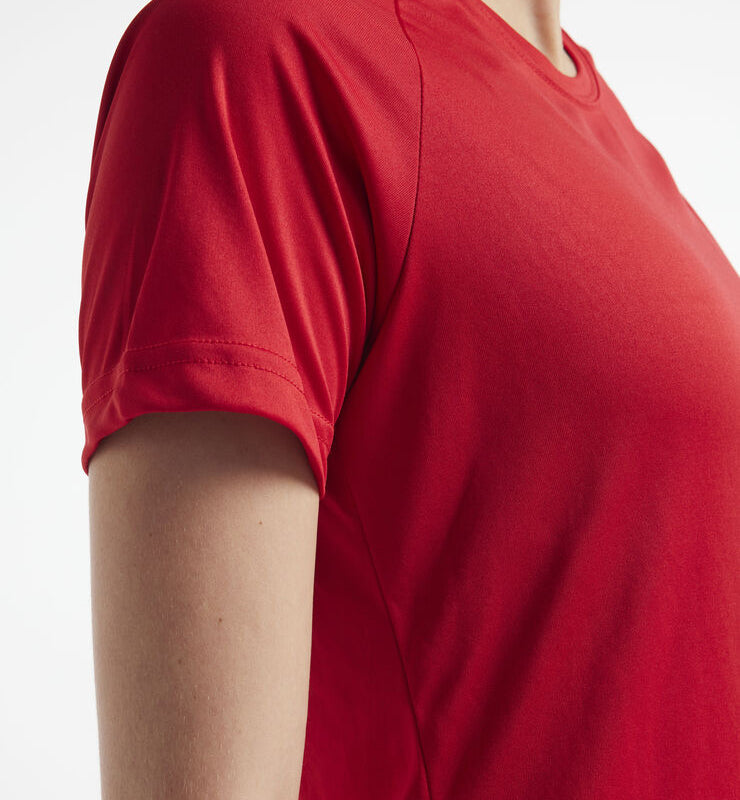 Core Unify Training Tee Dame, Rød