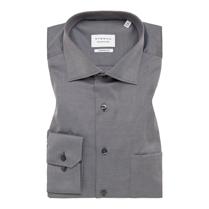 Cover Shirt, Comfort Fit Grå