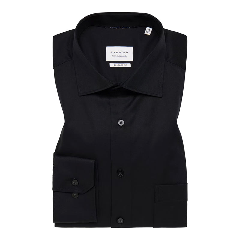 Cover Shirt, Comfort Fit Sort