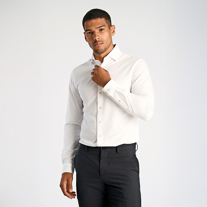 Business Casual skjorte, Hvid