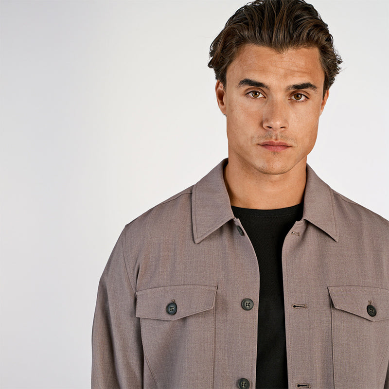 Superflex Overshirt, Sand