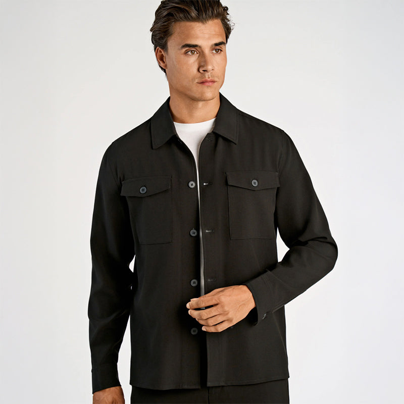 Superflex Overshirt, sort