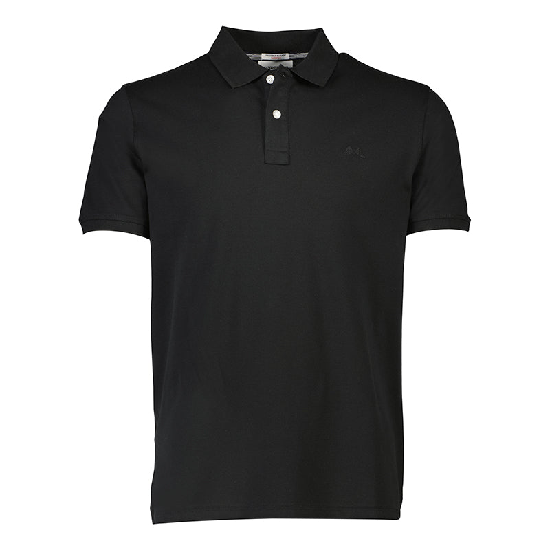 Polo T-shirt, Sort