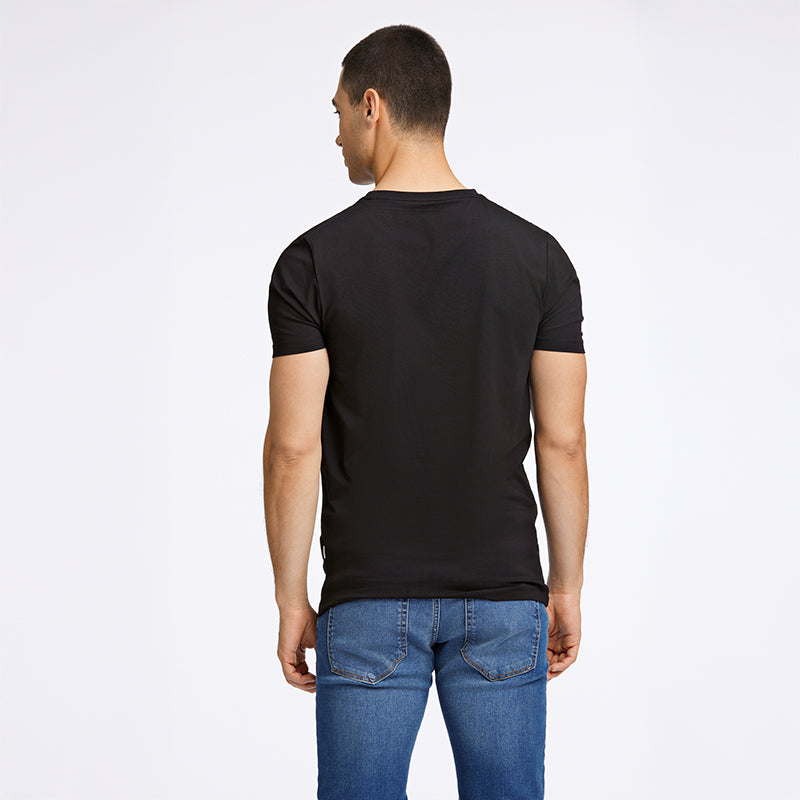 T-shirt Relaxed Fit, Sort