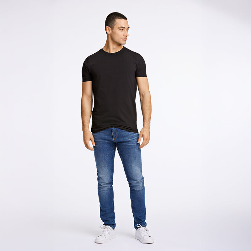 T-shirt Relaxed Fit, Sort