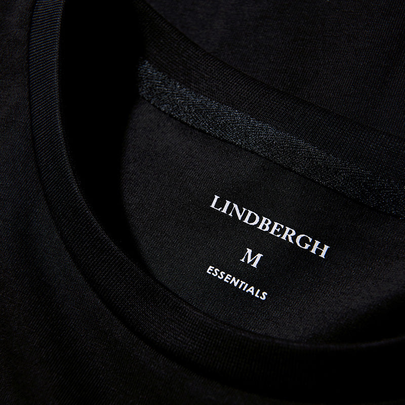 T-shirt Relaxed Fit, Sort