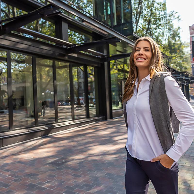 Advantage skjorte Lady, Navy