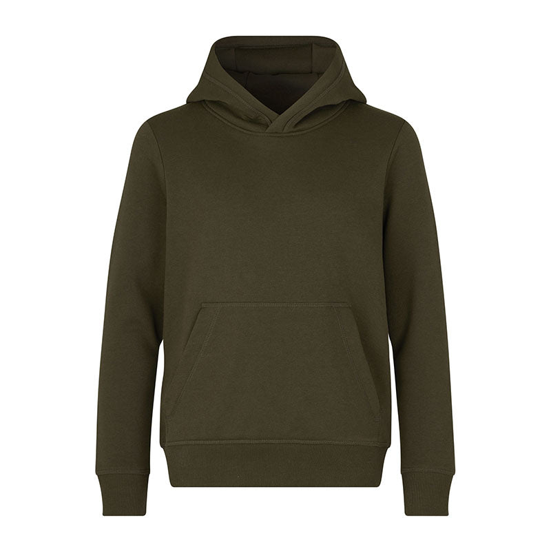 Core Hoodie Barn, Oliven